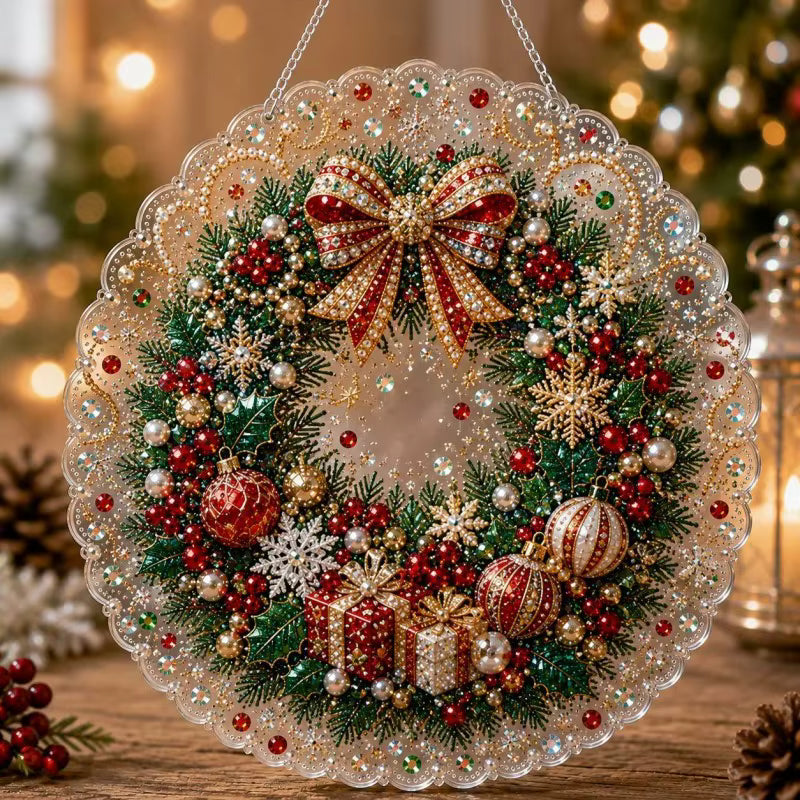 Cozy Christmas DIY Pearl & Gemstone Ornament
